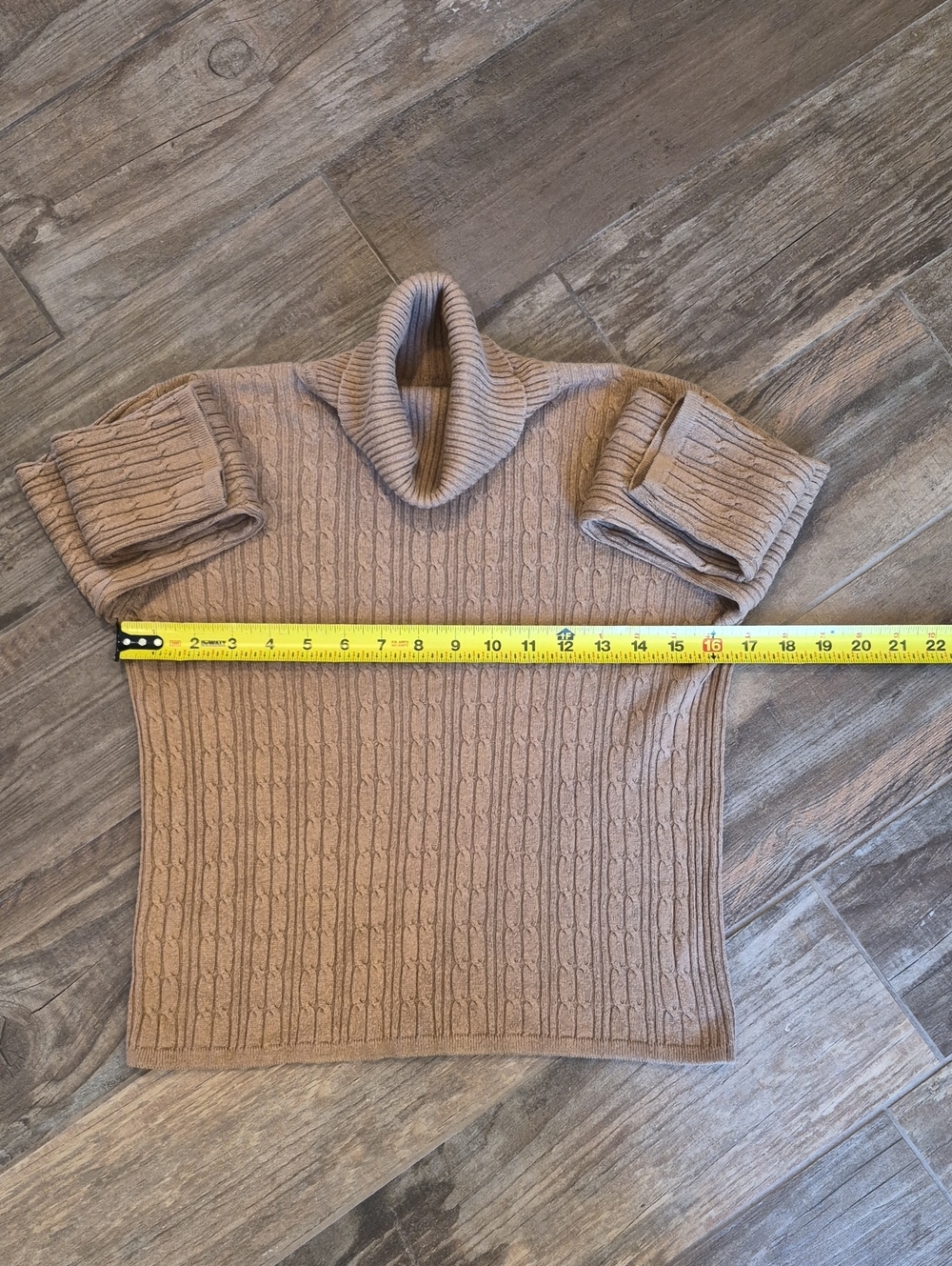 PXS/PS Vtg Embassy Row Petites Silk & Cashmere Long Sleeve Turtleneck Sweater - Picture 5 of 12